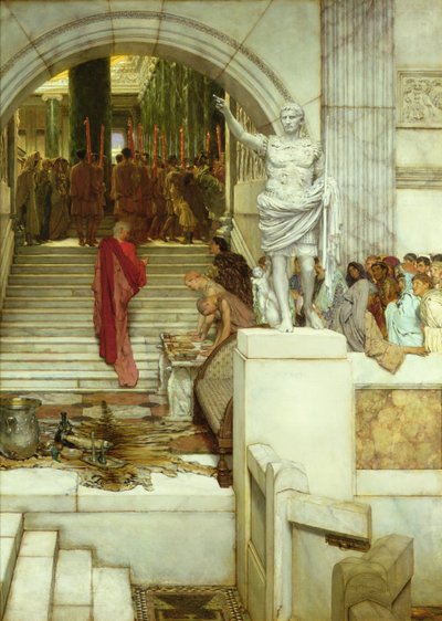 After the Audience, 1879 by Lawrence Alma Tadema